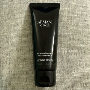 Armani Code After Shave Balm GIORGIO ARMANI 2.5 oz NEW